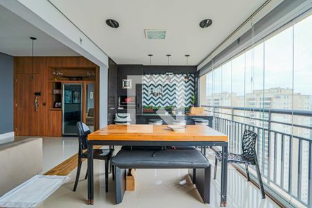 Varanda integrada de apartamento à venda com 3 quartos, 117m² em Vila Leopoldina, São Paulo