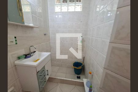 Banheiro da suíte  de apartamento à venda com 1 quarto, 32m² em Glória, Rio de Janeiro