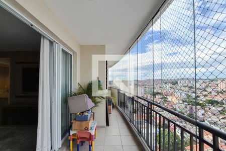Varanda da Sala de apartamento à venda com 3 quartos, 97m² em Baeta Neves, São Bernardo do Campo