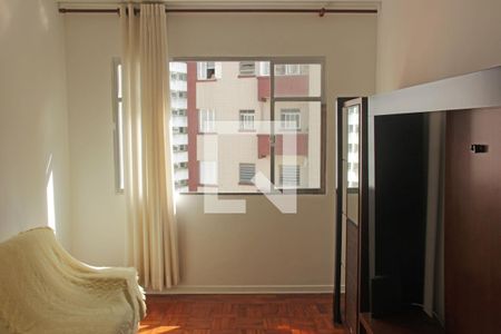 Sala de apartamento para alugar com 1 quarto, 61m² em José Menino, Santos