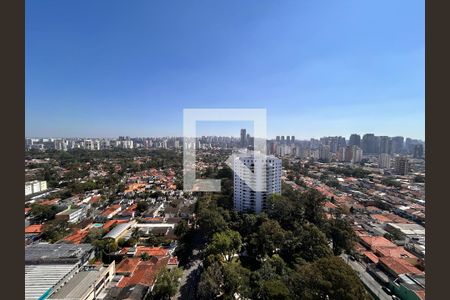 Vista varanda sala  de apartamento à venda com 3 quartos, 77m² em Santo Amaro, São Paulo