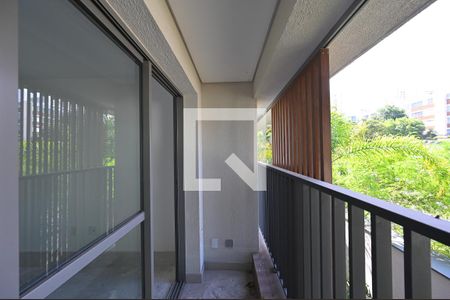 Varanda de kitnet/studio para alugar com 1 quarto, 24m² em Vila Clementino, São Paulo