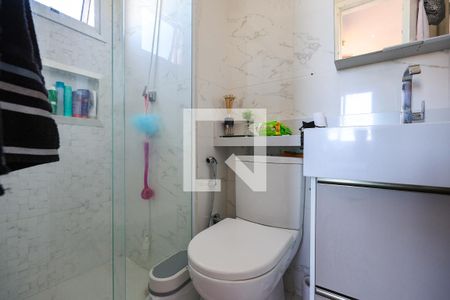 Banheiro da Suíte de apartamento à venda com 1 quarto, 25m² em Vila Nova das Belezas, São Paulo