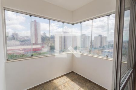 Varanda da Sala 1 de apartamento à venda com 3 quartos, 92m² em Sagrada Família, Belo Horizonte