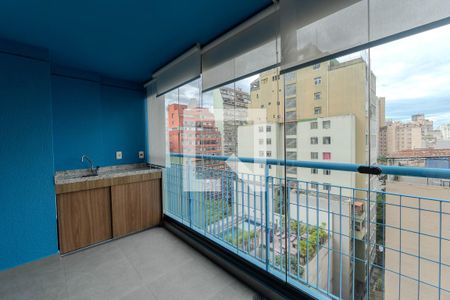Sacada de apartamento para alugar com 1 quarto, 32m² em Bela Vista, São Paulo