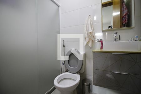 Banheiro da Suíte 1 de casa de condomínio à venda com 2 quartos, 170m² em Taquara, Rio de Janeiro