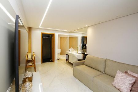 Sala de apartamento à venda com 3 quartos, 77m² em Cinquentenario, Belo Horizonte
