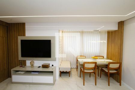 Sala de apartamento à venda com 3 quartos, 77m² em Cinquentenario, Belo Horizonte