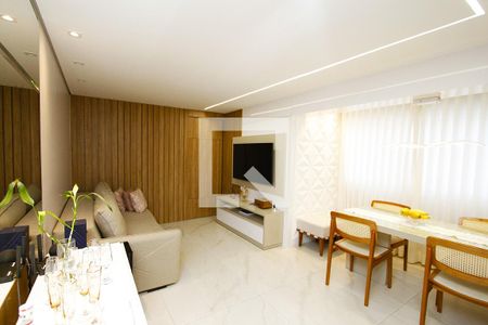 Sala de apartamento à venda com 3 quartos, 77m² em Cinquentenario, Belo Horizonte