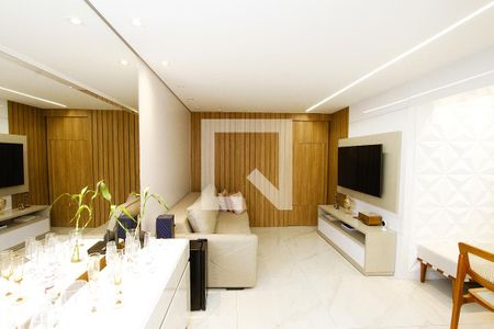 Sala de apartamento à venda com 3 quartos, 77m² em Cinquentenario, Belo Horizonte