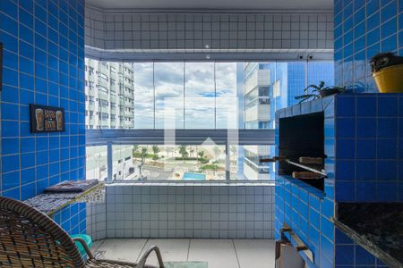 Sacada  de apartamento para alugar com 1 quarto, 74m² em Maracanã, Praia Grande