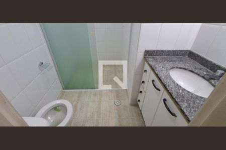 Banheiro Suíte  de apartamento para alugar com 1 quarto, 60m² em Nova Gerti, São Caetano do Sul
