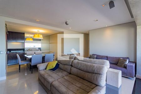 Sala de estar de apartamento para alugar com 3 quartos, 119m² em Brooklin, São Paulo