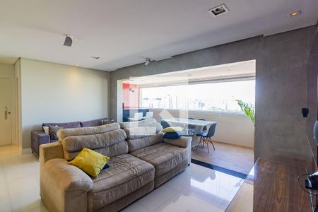 Sala de estar de apartamento para alugar com 3 quartos, 119m² em Brooklin, São Paulo