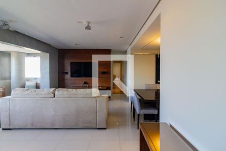 Sala de estar de apartamento para alugar com 3 quartos, 119m² em Brooklin, São Paulo