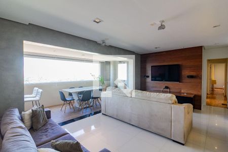 Sala de estar de apartamento para alugar com 3 quartos, 119m² em Brooklin, São Paulo