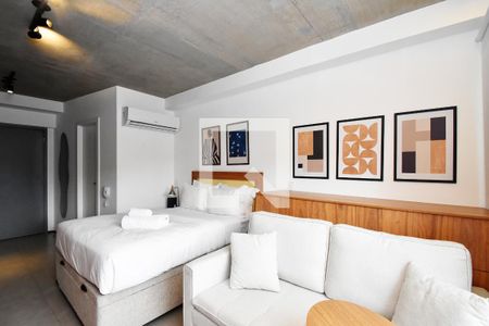 sala de kitnet/studio para alugar com 1 quarto, 21m² em Cerqueira César, São Paulo