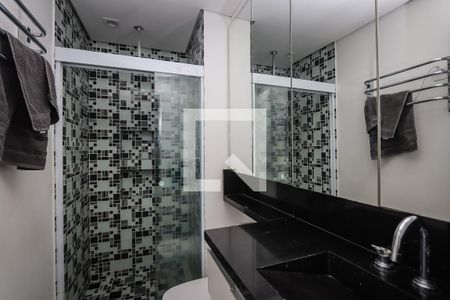 Banheiro de kitnet/studio para alugar com 1 quarto, 28m² em Jardim Paulista, São Paulo