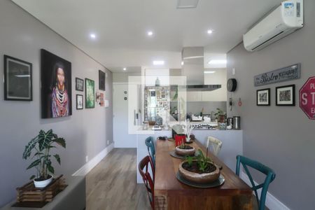 Sala de apartamento para alugar com 2 quartos, 58m² em Vila Julia, Guarujá
