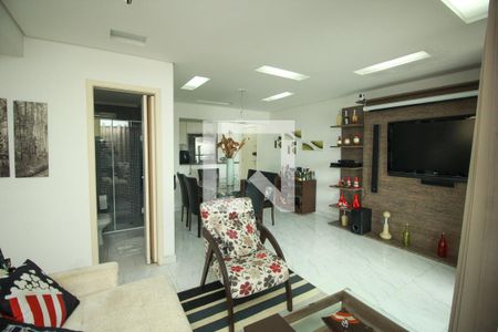 Sala de apartamento para alugar com 3 quartos, 77m² em Campestre, Santo André