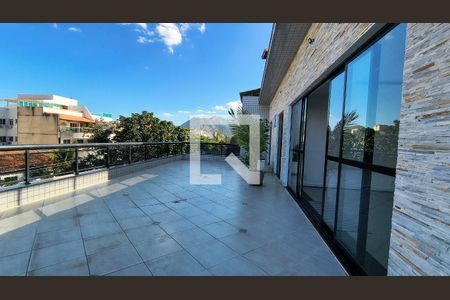 Varanda  de apartamento à venda com 3 quartos, 335m² em Recreio dos Bandeirantes, Rio de Janeiro