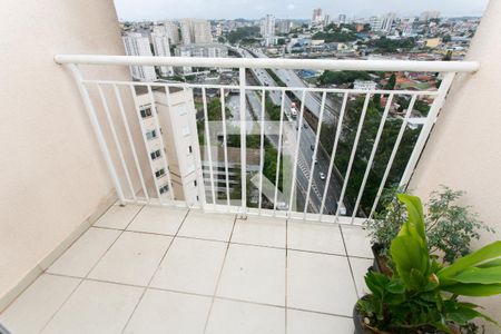 Varanda da Sala  de apartamento à venda com 2 quartos, 56m² em Vila Santana, São Paulo