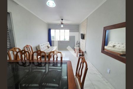 Sala de apartamento para alugar com 2 quartos, 72m² em Guilhermina, Praia Grande