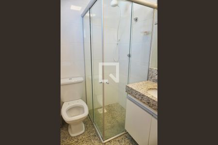 Banheiro da Suíte 1 de apartamento para alugar com 2 quartos, 55m² em Santo Antônio, Belo Horizonte