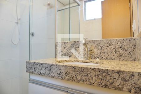 Banheiro da Suíte 1 de apartamento para alugar com 2 quartos, 55m² em Santo Antônio, Belo Horizonte