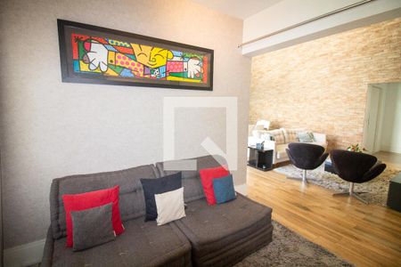 Sala de TV de apartamento à venda com 3 quartos, 185m² em Brooklin, São Paulo