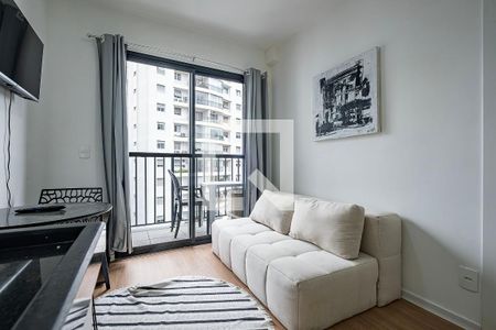 Sala/Cozinha de apartamento para alugar com 1 quarto, 29m² em Pinheiros, São Paulo