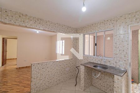 Sala e Cozinha  de casa para alugar com 1 quarto, 60m² em Jardim Helena, São Paulo