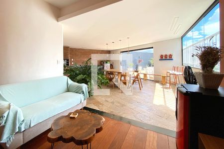 Sala de Estar de apartamento à venda com 3 quartos, 180m² em Calafate, Belo Horizonte