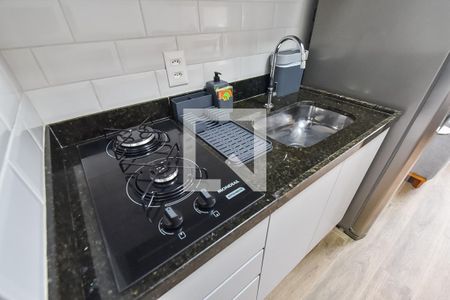 Sala/cozinha de apartamento para alugar com 1 quarto, 27m² em Vila São José, São Paulo