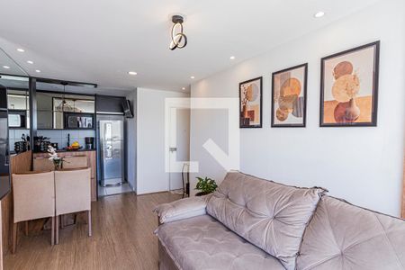 Sala e varanda extendida de apartamento para alugar com 3 quartos, 58m² em Limão, São Paulo