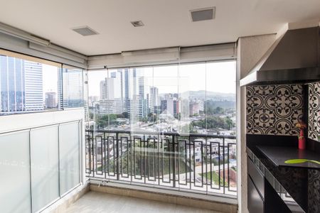 Varanda gourmet de apartamento para alugar com 2 quartos, 96m² em Alphaville Conde Ii, Barueri