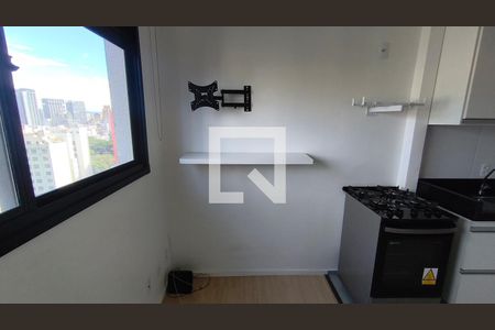 Sala/cozinha de kitnet/studio para alugar com 1 quarto, 23m² em Sé, São Paulo