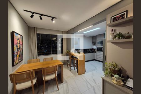 sala  de apartamento à venda com 2 quartos, 60m² em Grajaú, Belo Horizonte