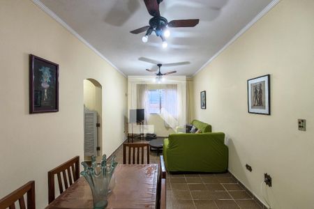 Sala de apartamento para alugar com 2 quartos, 78m² em Canto do Forte, Praia Grande
