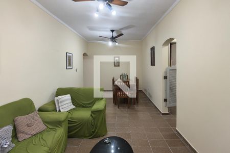 Sala de apartamento para alugar com 2 quartos, 78m² em Canto do Forte, Praia Grande