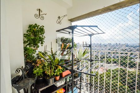 Varanda da Sala de apartamento para alugar com 2 quartos, 64m² em Jardim Ipanema, Santo André