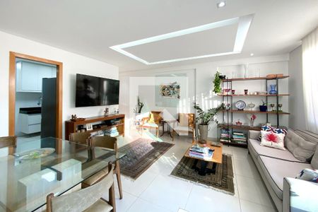 Sala de apartamento à venda com 3 quartos, 96m² em Buritis, Belo Horizonte