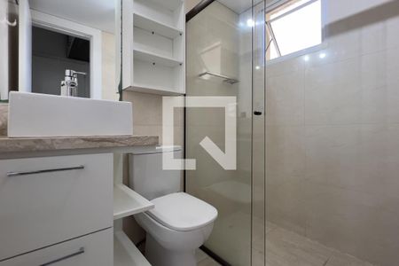 Banheiro da Suíte de apartamento à venda com 2 quartos, 62m² em Vila Rosalia, Guarulhos