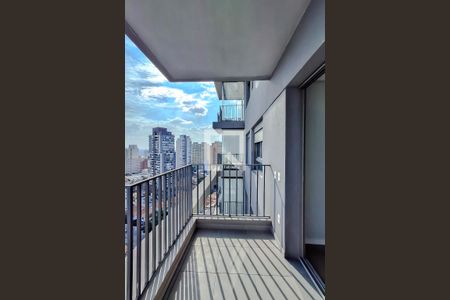 Varanda da Sala de apartamento à venda com 1 quarto, 35m² em Vila Mariana, São Paulo