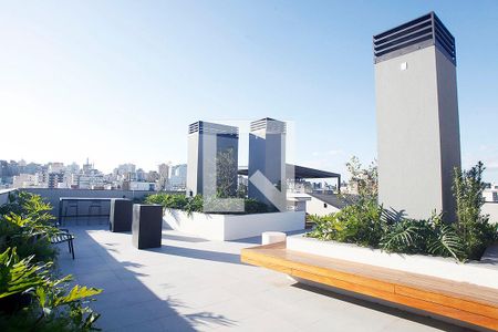 Área Comum - Rooftop de kitnet/studio para alugar com 1 quarto, 28m² em Cidade Baixa, Porto Alegre