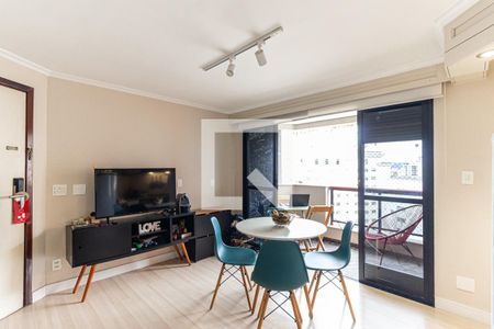 Sala de apartamento à venda com 1 quarto, 40m² em Higienópolis, São Paulo