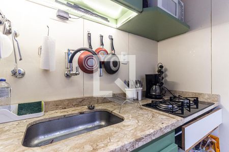 Cozinha de apartamento à venda com 1 quarto, 40m² em Higienópolis, São Paulo