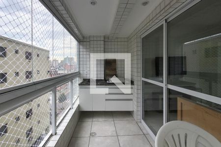 Sacada  de apartamento para alugar com 2 quartos, 72m² em Canto do Forte, Praia Grande