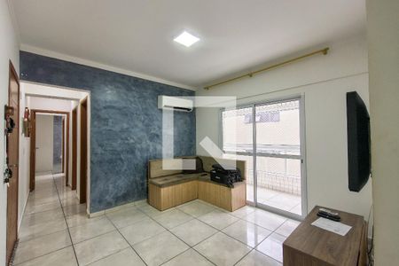 Sala de apartamento para alugar com 2 quartos, 72m² em Canto do Forte, Praia Grande
