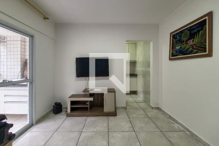 Sala de apartamento para alugar com 2 quartos, 72m² em Canto do Forte, Praia Grande